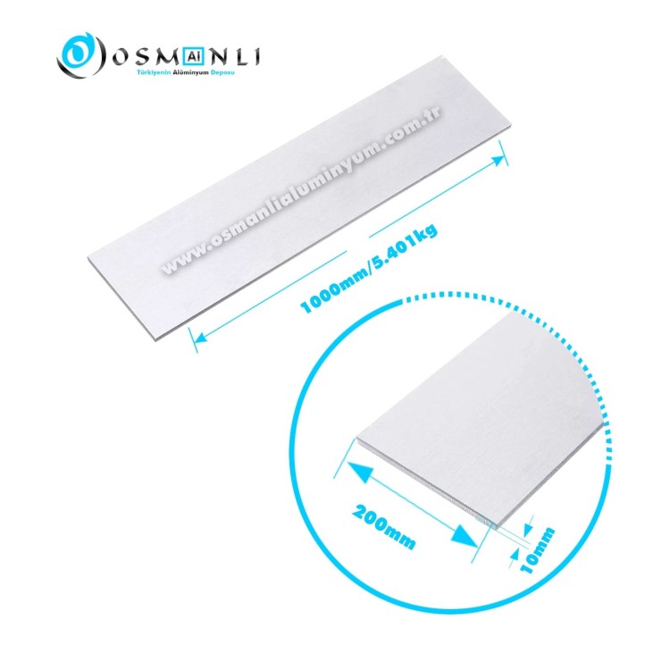 Alüminyum Lama 200x10mm